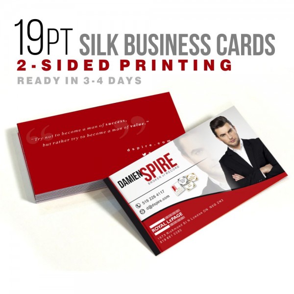 Business Cards - Silk